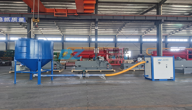 BZ Vacuum Convey Device provided to construction site