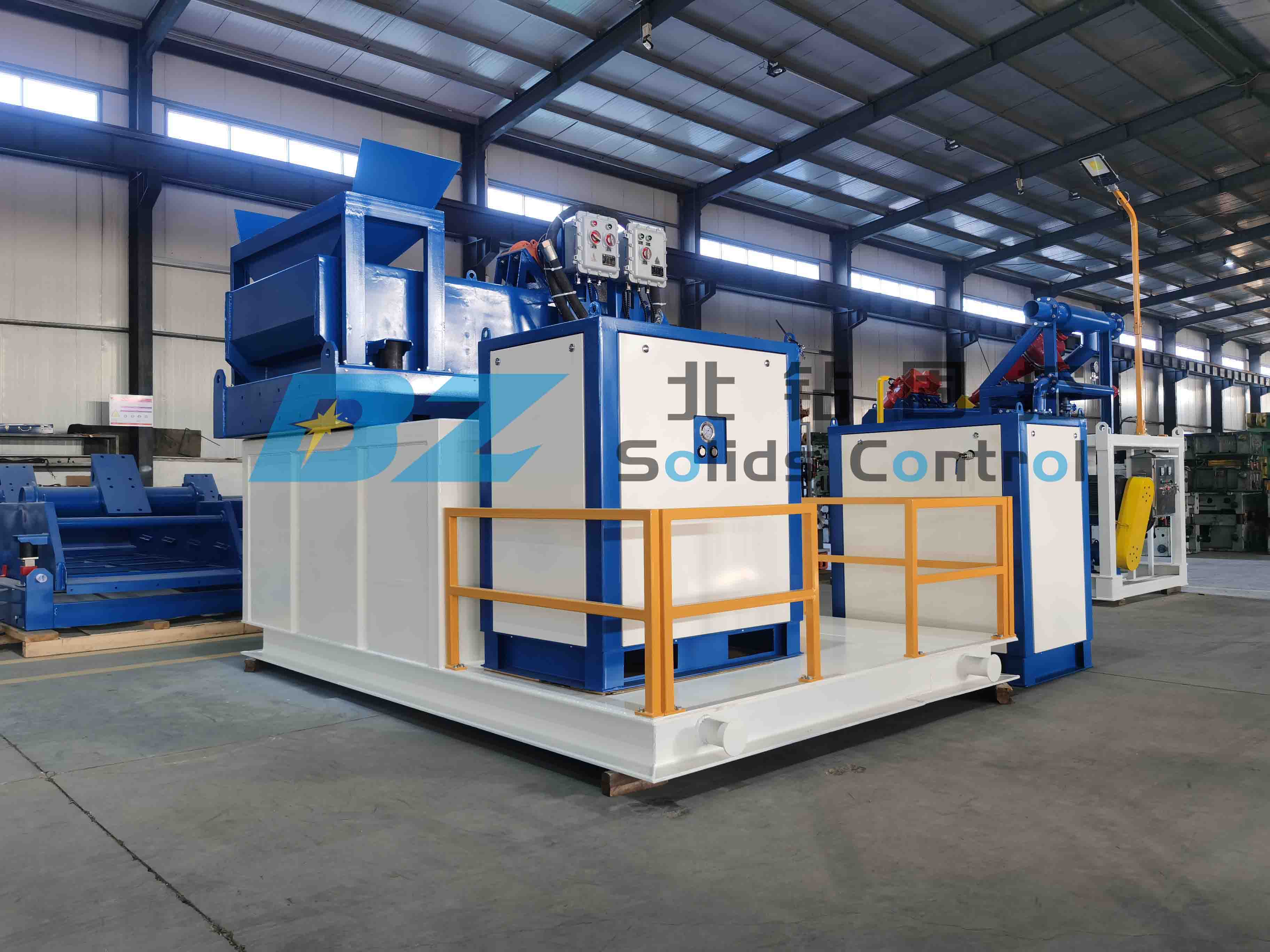 BZ vacuum suction shale shaker device  sent to waste disposal site