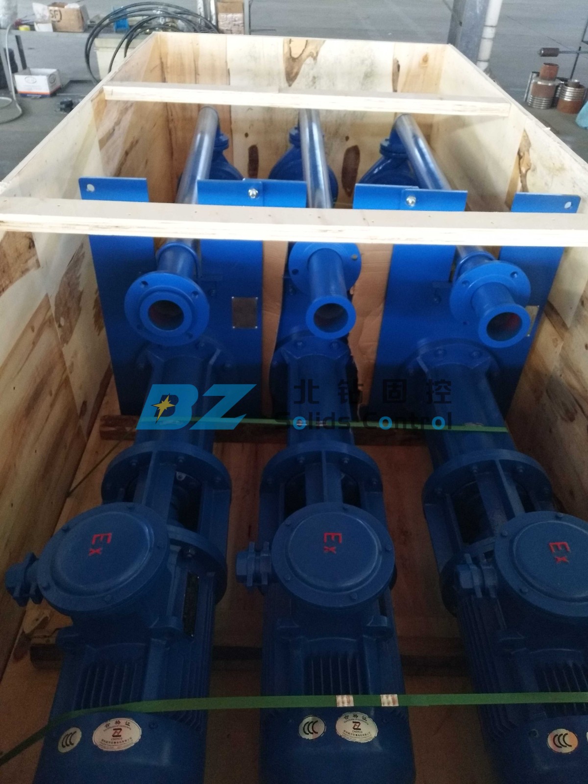 Submersible slurry pump were sent to drilling site