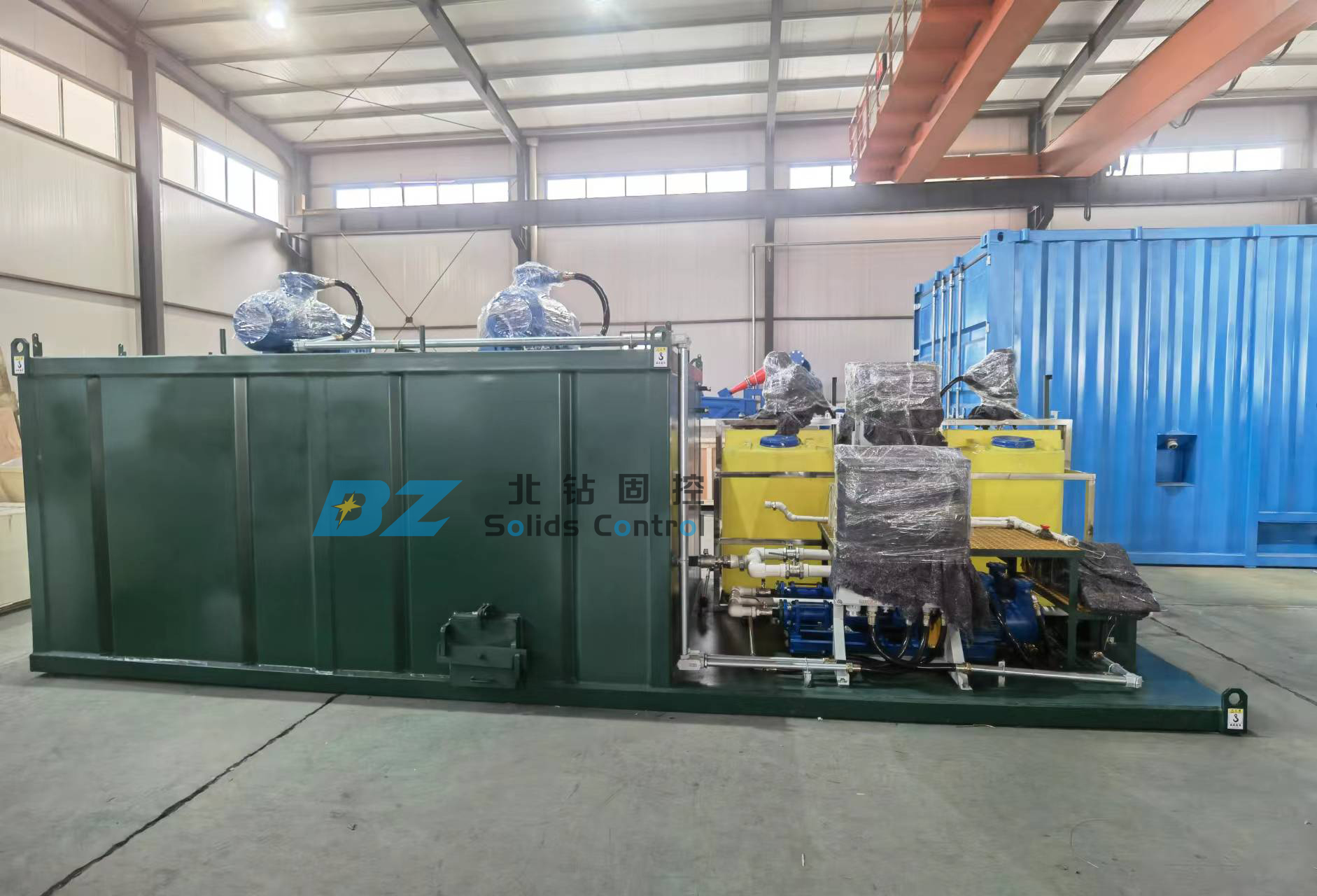 BZ Oil Sludge Treatment System was sent to domestic project site.